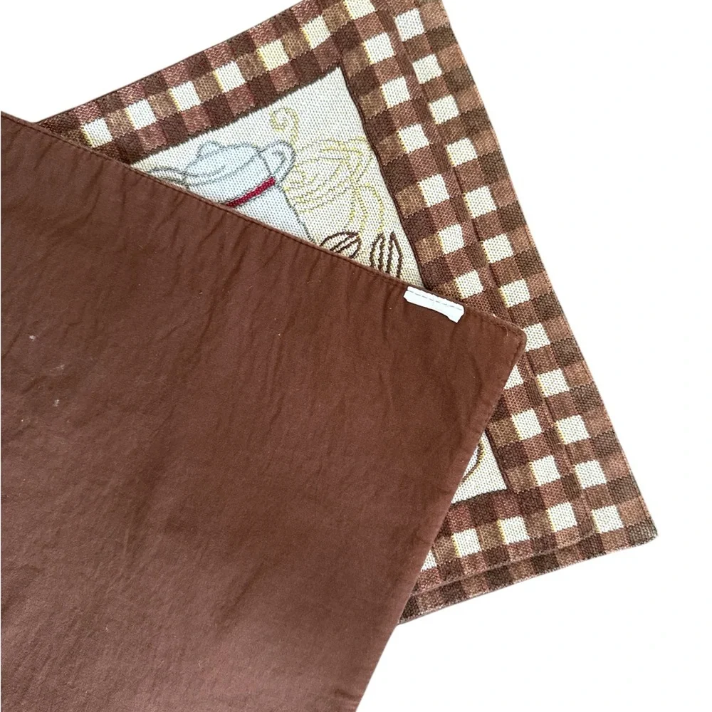 Better Homes And Gardens Brown and Cream Kitchen Placemats - Picture 4 of 4